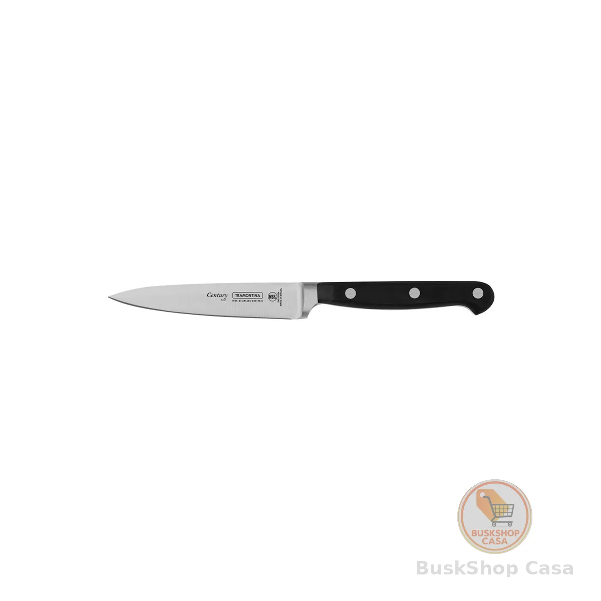 Faca Para Cozinha 4", Tramontina, Century 24010104, Preto