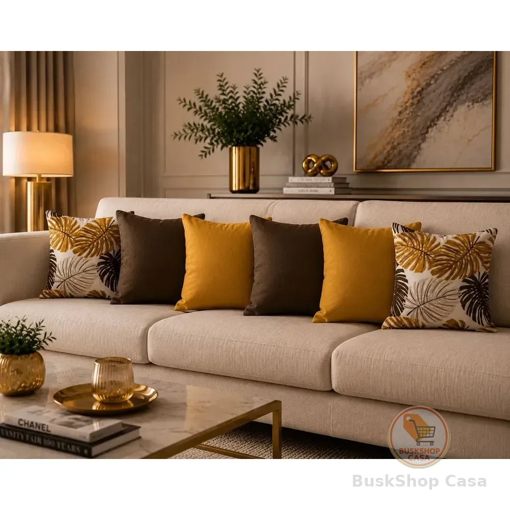 Kit 6 Almofadas Cheias Decorativas Para Quarto Sala Ou Sofá Mix_costela14