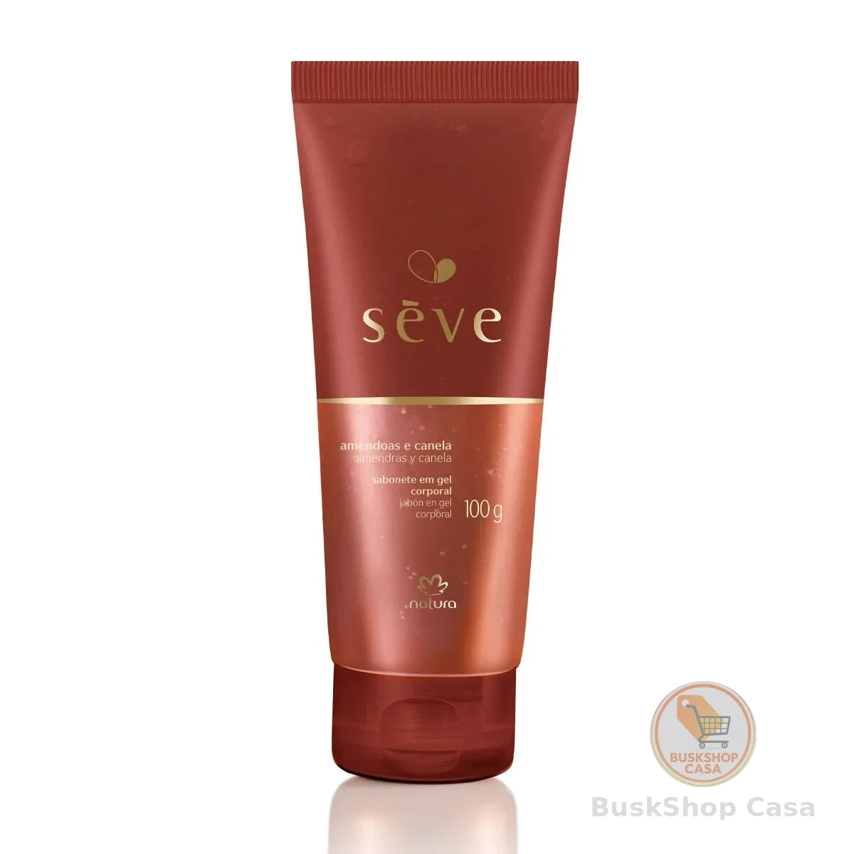 Sabonete Líquido Corporal Sève Amêndoas e Canela 100 ml