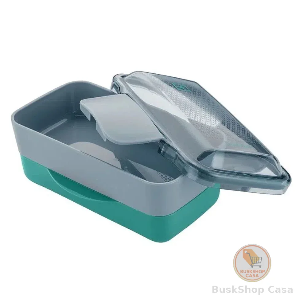 Electrolux Pote Marmita com Divisórias, Marmiteira, Lunch Box Verde, Resistente ao Calor e Refrigeração