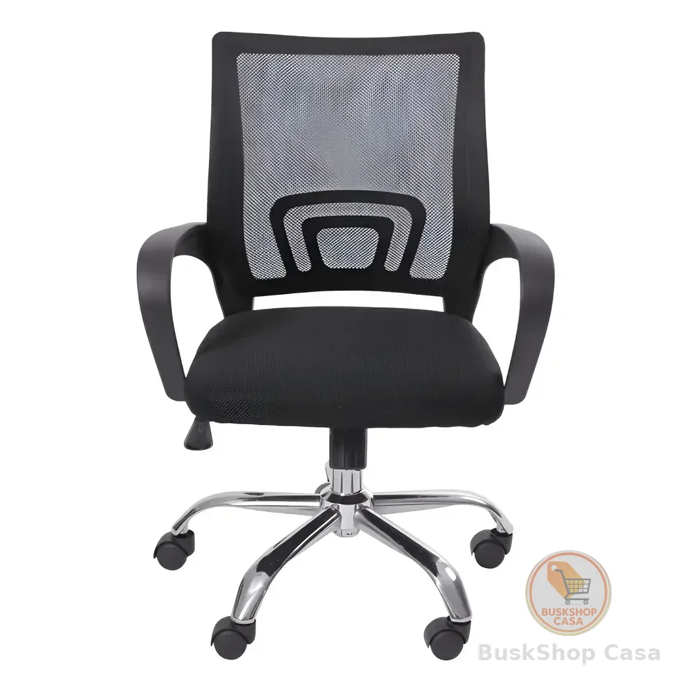 Cadeira De Escritório Giratória Or Design 3310 Preta Ergonomica