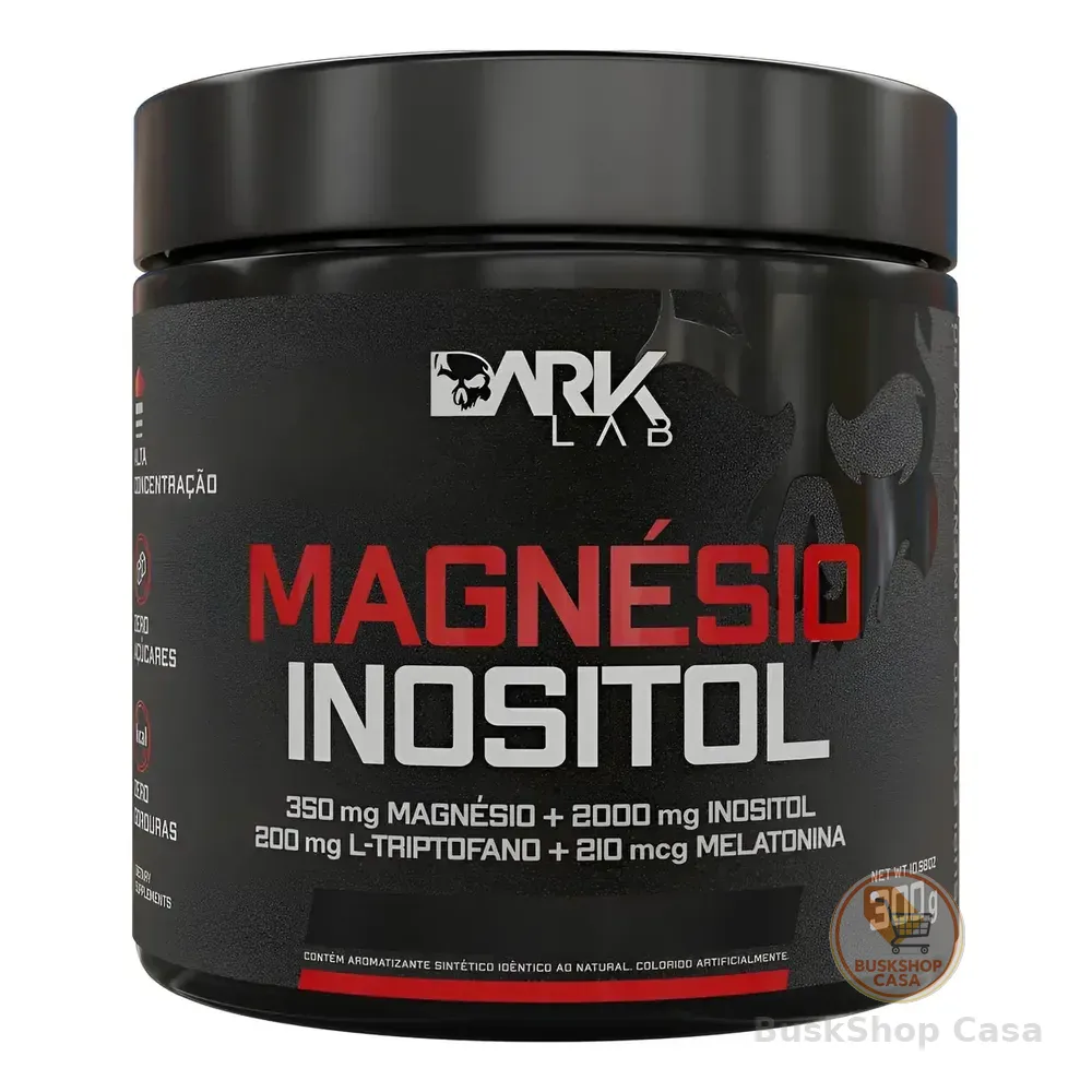 Magnésio E Inositol Taurina Melatonina 300g Dark Lab Maracujá