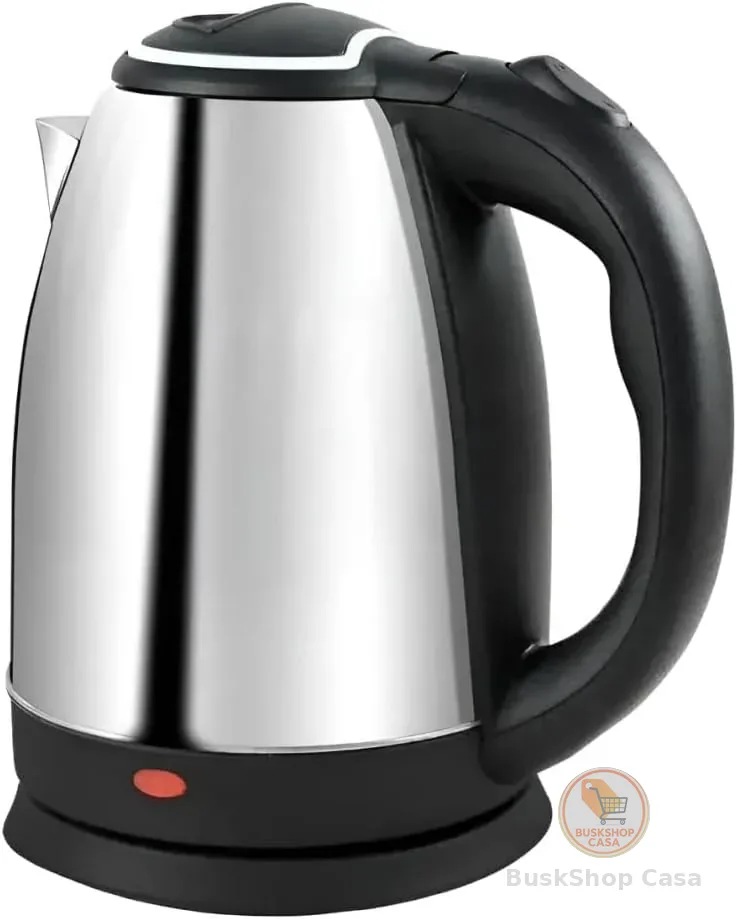 Chaleira Elétrica 2L Inox 220V Fervedor Água Desligamento Automático Aquecimento Rápido Base 360 Graus Jarra Sem Fio Proteção Superaquecimento Premium