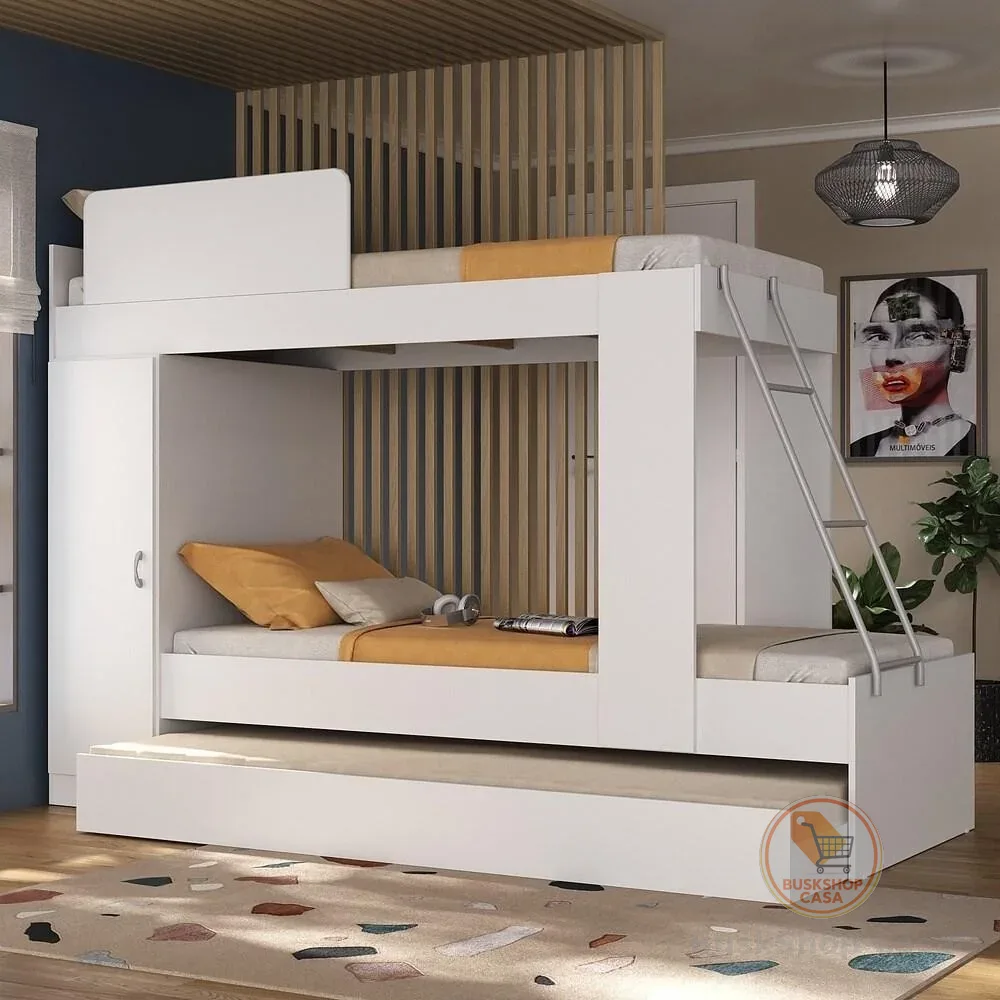 🧡 Treliche para colchão 78 x 188 cm  Premium Multimóveis Branco