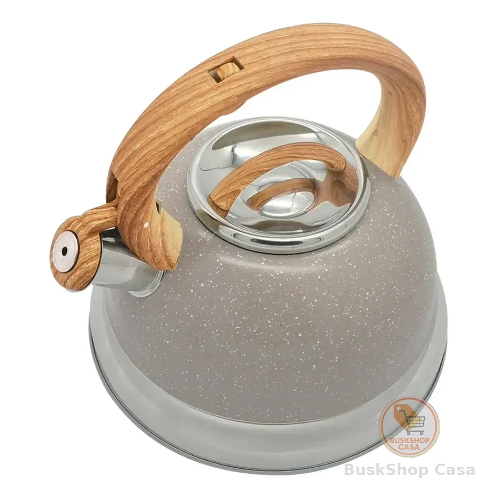 🧡 Chaleira Com Apito Brinox 2,7 L Roma  Areia