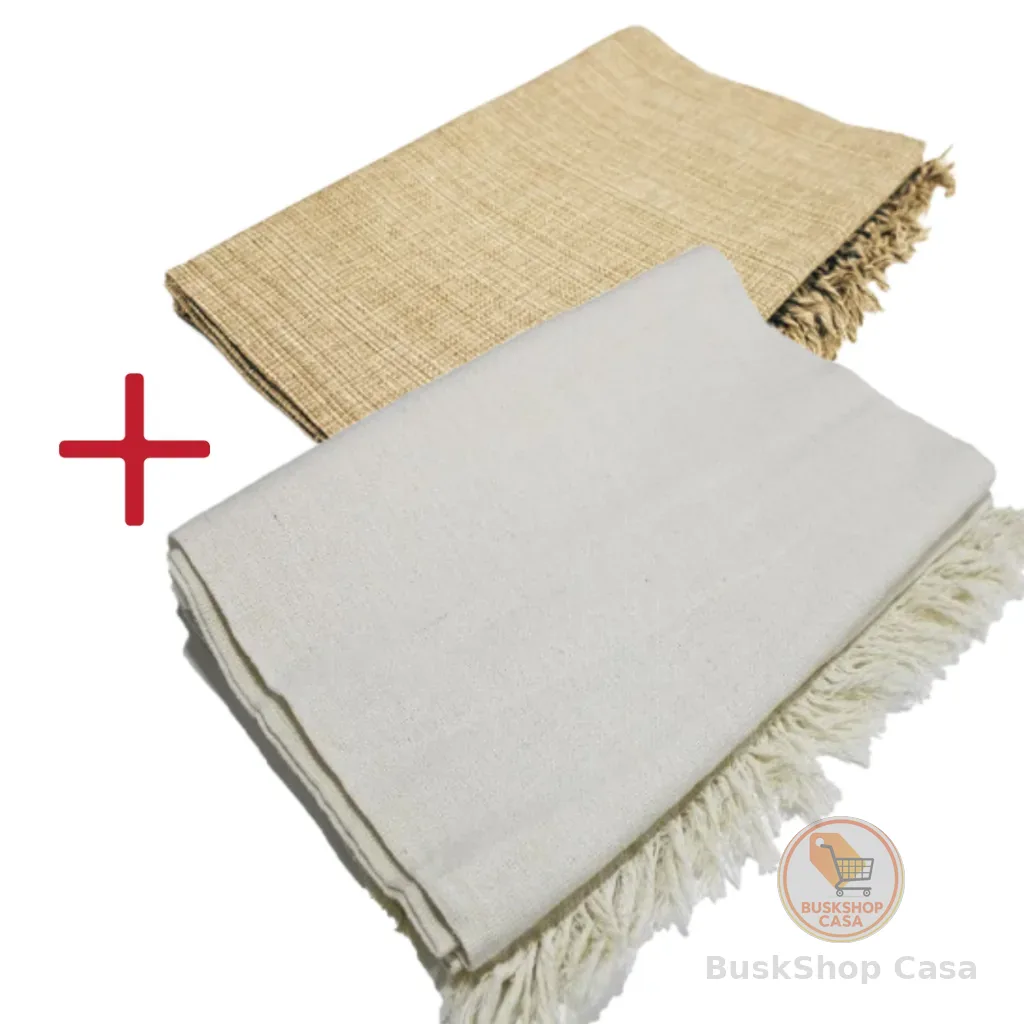 🧡 Kit 2 Mantas Para Sofá  Gigante 2,20x1,20 M Tipo Capa De Sofá Protetora