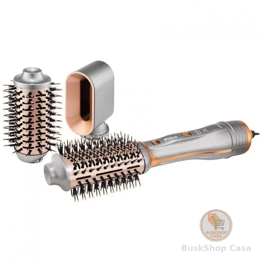 🧡 Escova Secadora PES19SG 1300w Philco - Prata Bivolt