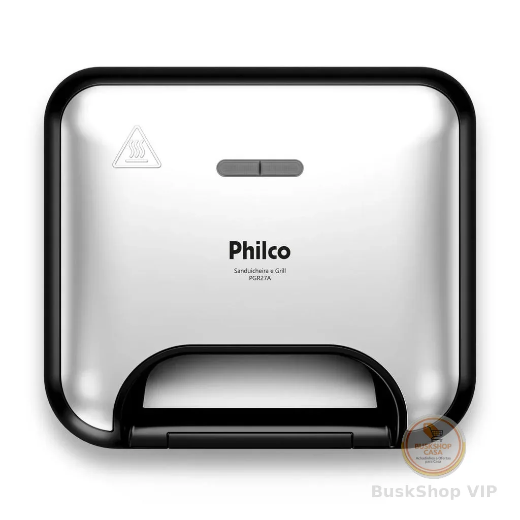 Sanduicheira e Grill Philco Inox 2 em 1 PGR27A 750W