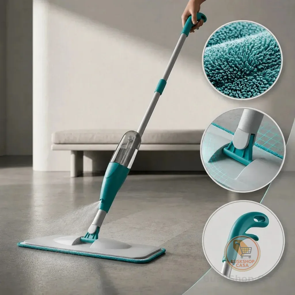 🧡 Mop Spray Com Reservatório Esfregão Vassoura Mágica
