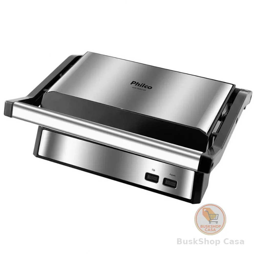 🧡 Grill e Sanduicheira PGR21PI em Aço Inox Philco