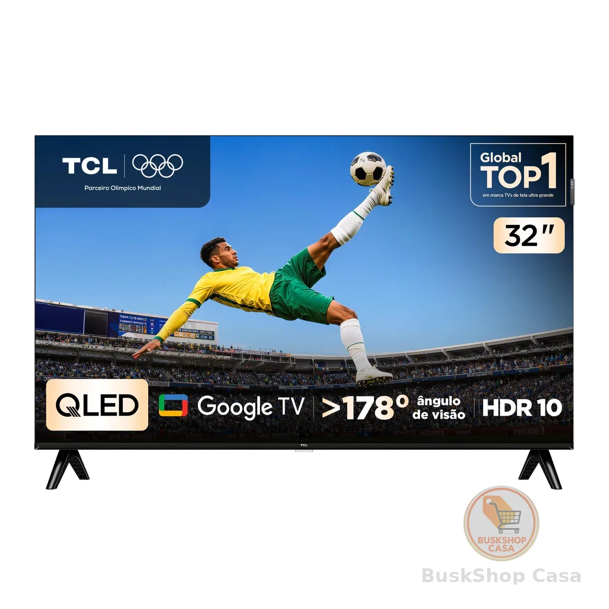 TCL 32 Polegadas HD QLED Google TV