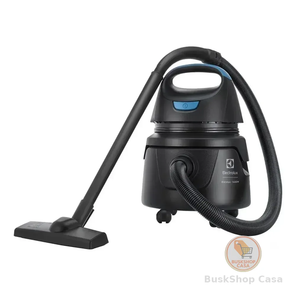 Aspirador De Pó E Água Electrolux 1400w 12 Litros 5,9 Raio De Ação Compacto Potente Função Sopro Protetor Térmico Awd01 Preto/azul 127v