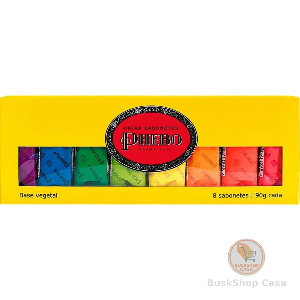 Kit Sabonete, PHEBO, Amarelo, 720g
