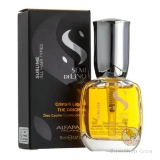 Reparador de Pontas Óleo Capilar Alfaparf Sublime Cristalli Liquid 15ml Brilho Luminosidade