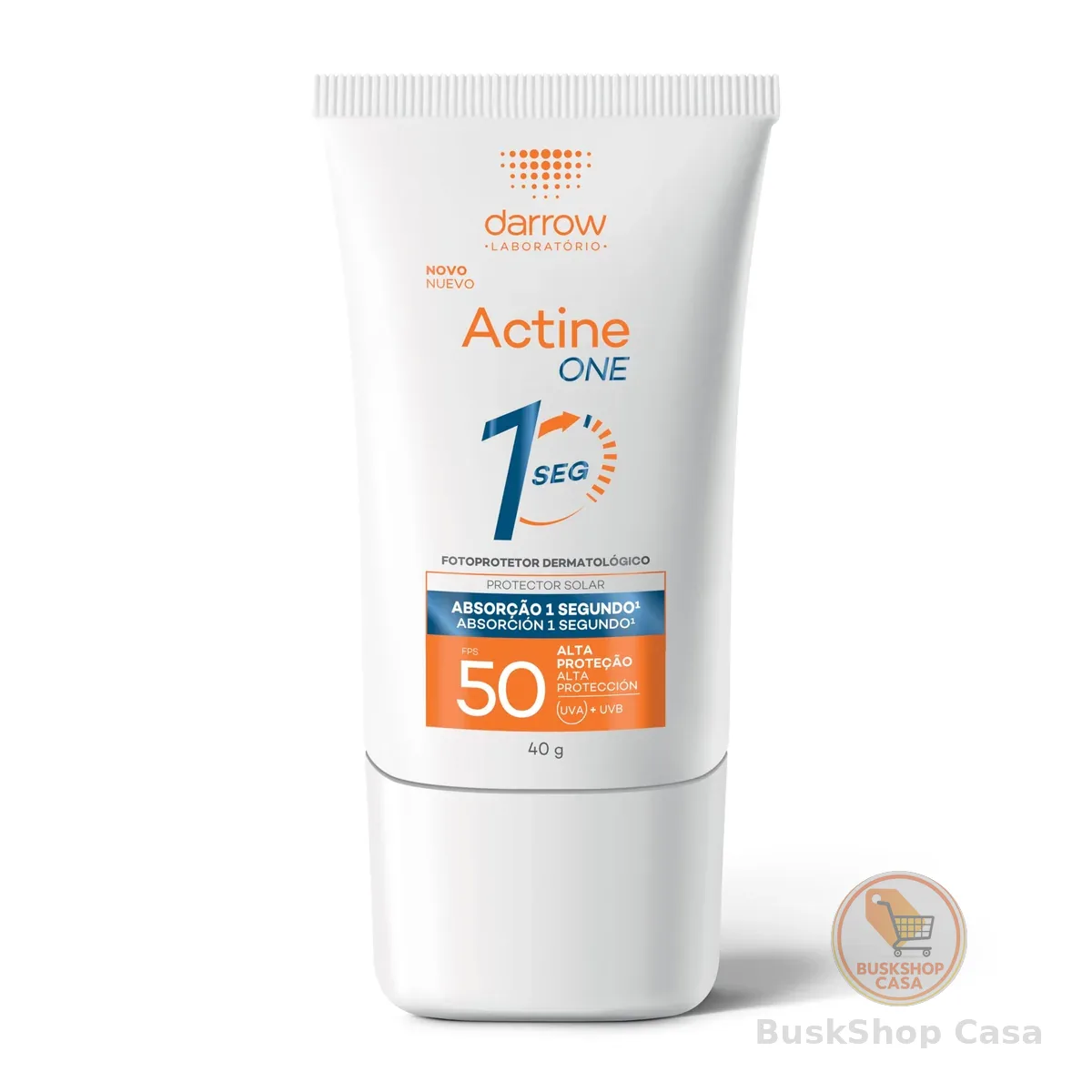Darrow Actine One Protetor Solar Facial Sem Cor FPS50 40g