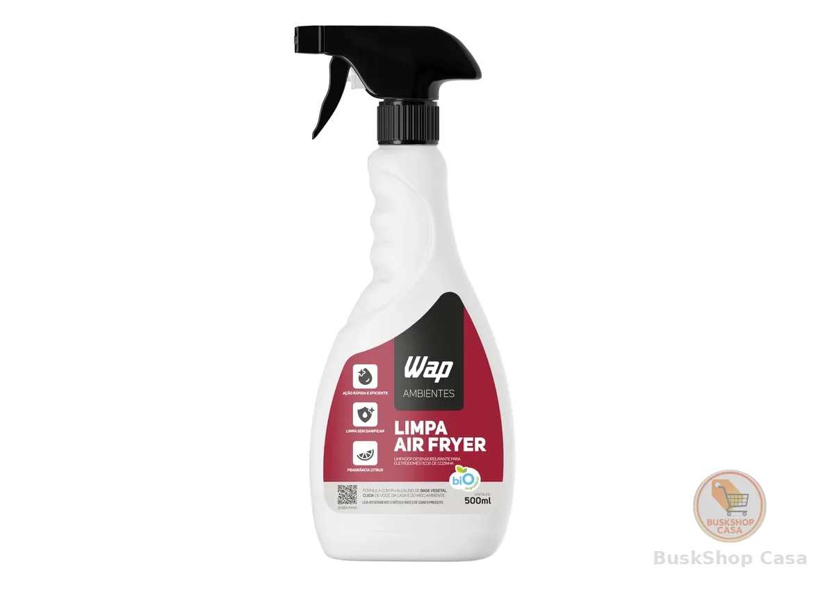WAP Limpador e Removedor de Gordura LIMPA AIR FRYER 500ml com Gatilho e Fragrância de Citrus