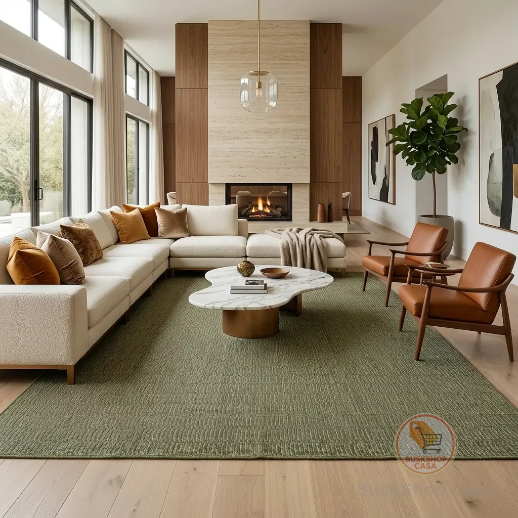 Tapete Sisal Sintético 300x400 Para Sala e Quarto Grande Estiloso Moderno