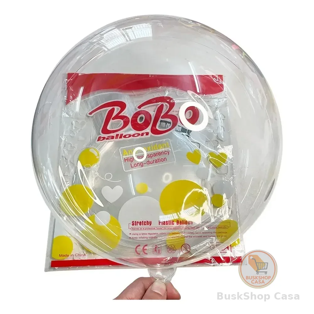 Balão Bubble Bolha Transparente 24 Pol Pacote Com 50 Und