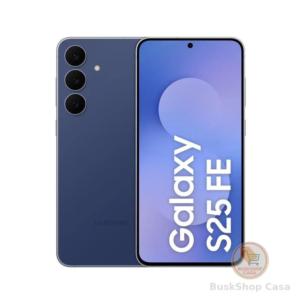 Smartphone Galaxy S25 FE 5G Tela 6,7P AMOLED 128GB 8GB RAM Câmera 50MP Samsung - Azul Marinho