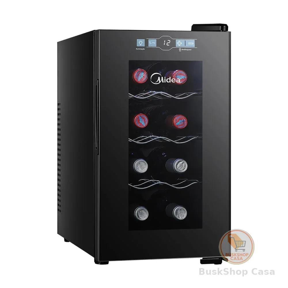 Adega Climatizada de Vinho 8 Garrafas Bivolt Midea