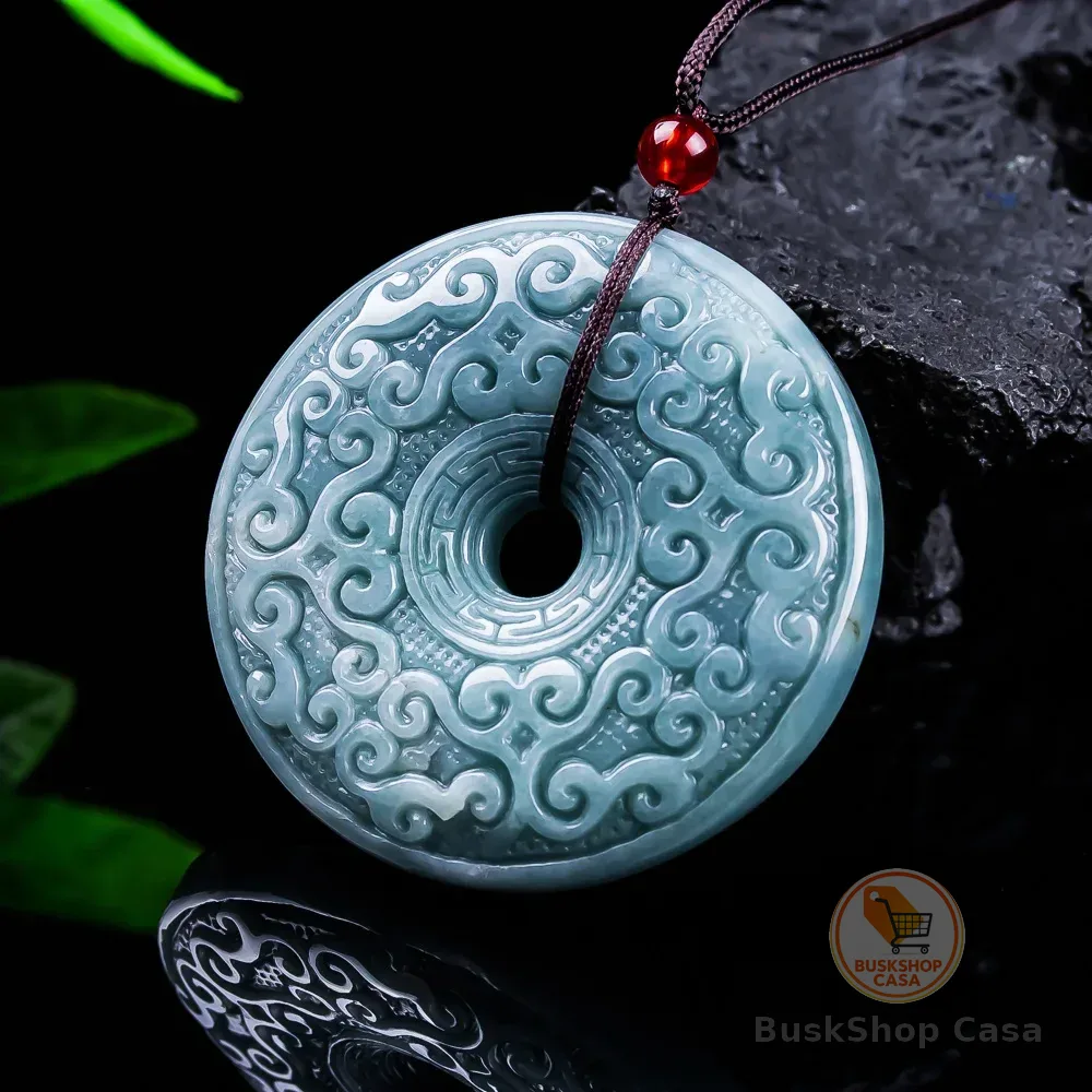 Colar com pingente de flor de jadeíta birmanesa natural, joias de designer vintage, acessórios de luxo, presentes de jade real para mulheres
