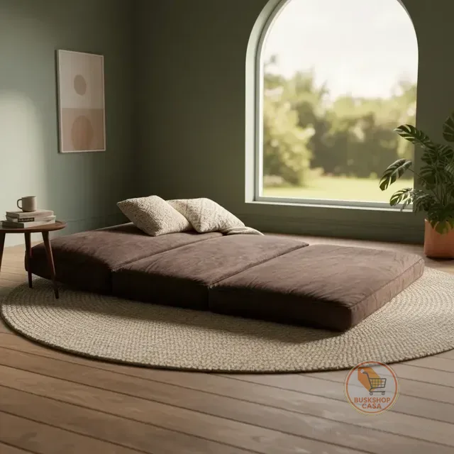 Sofá-cama Futon Slim Casal 128x188x10cm -