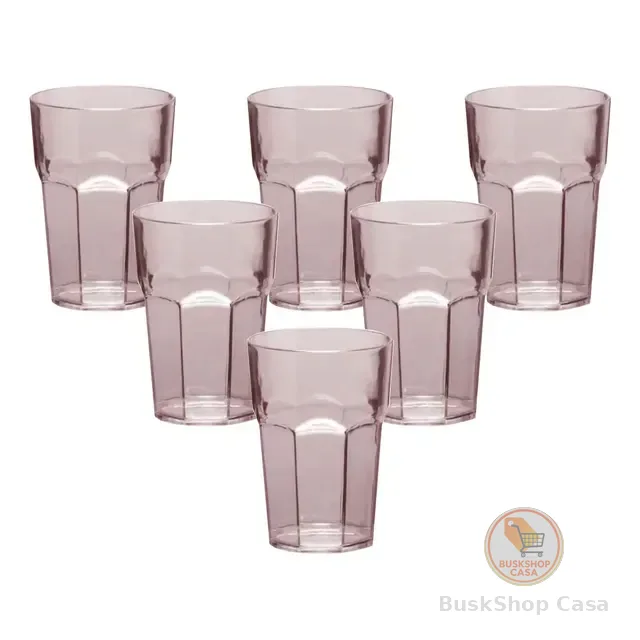 Jogo 6 Copos Luxo 500ml Bebidas