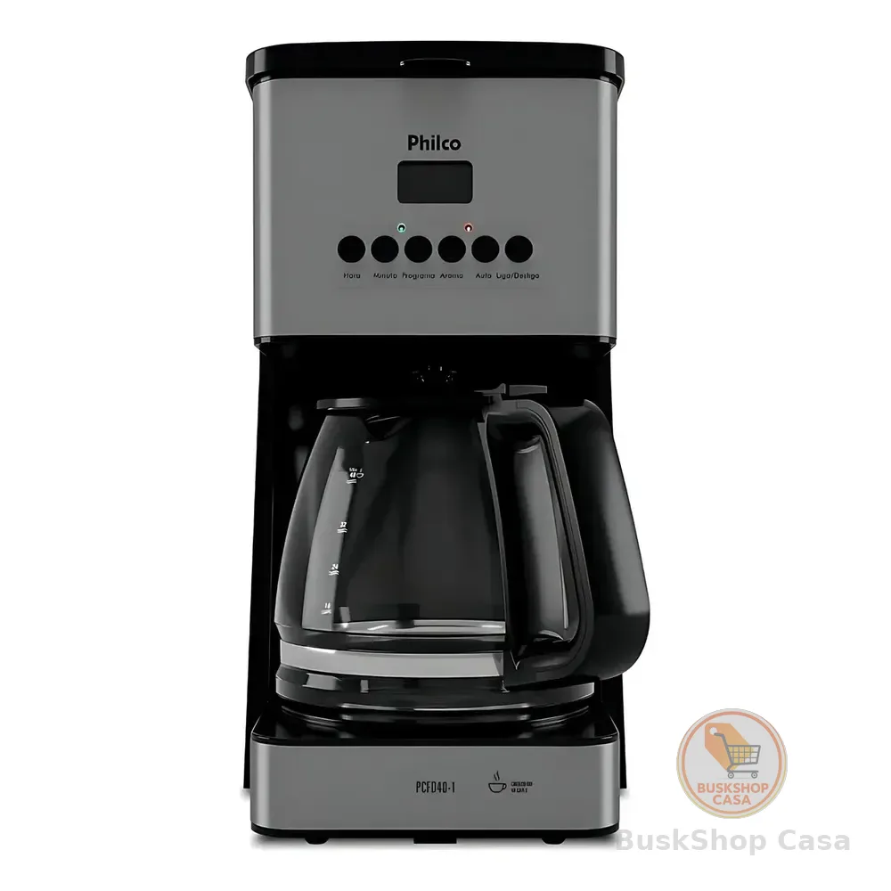 Cafeteira Philco 40 Cafezinhos 1000w Painel Digital Pcf40b Cor Preto