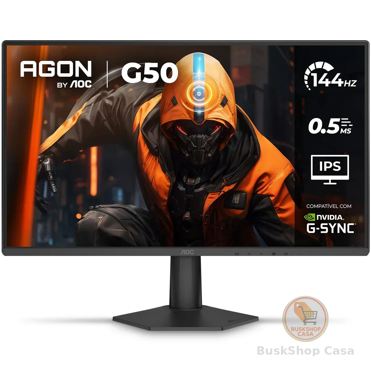 Monitor Gamer AOC AGON G50 27" 144Hz 0,5ms IPS HDR10 G-SYNC 27G50F