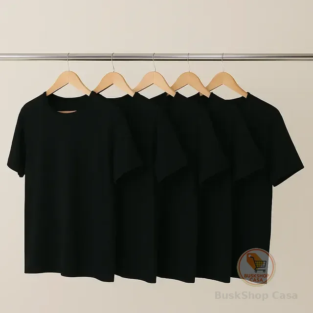 🛍️Kit 5 Camisetas Hering Masculina Basica Original Algodão