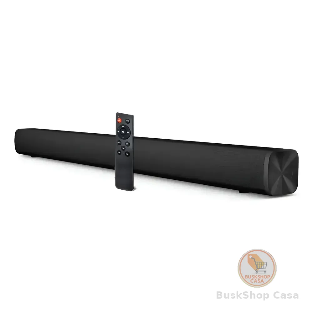 Caixa De Som Sound Bar Home Theater Bluetooth Para Tv Cinema 80w Cor Preto Boyu Cell 127v 80