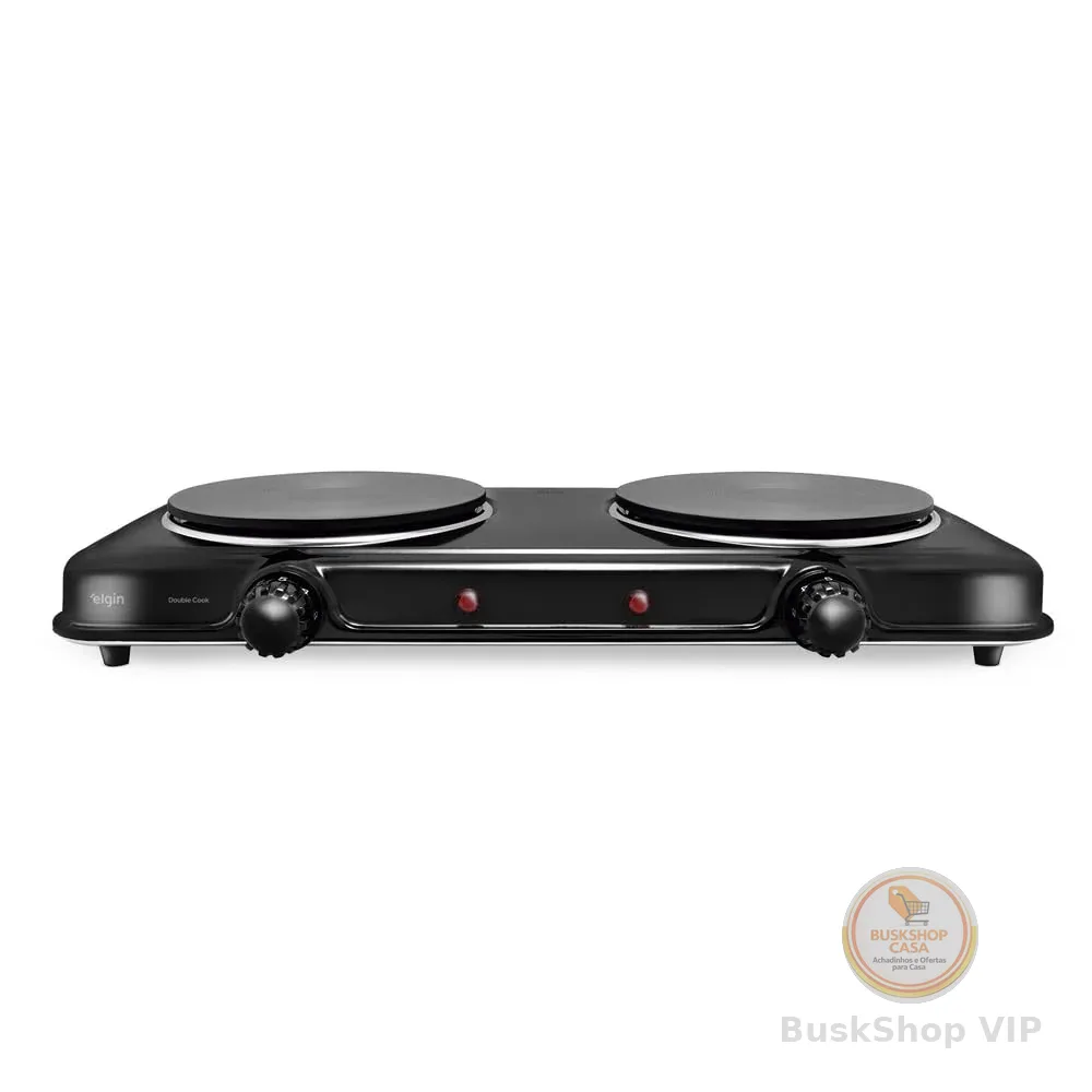 Fogão Elétrico Portátil Cooktop Elgin Double Cook 2 Bocas - 220V
