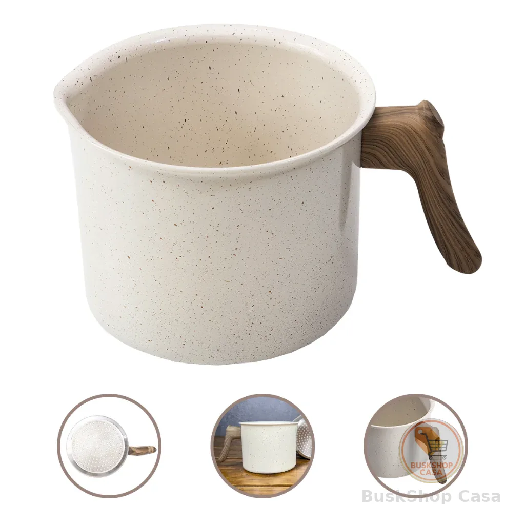 🧡 Leiteira Fervedor Antiaderente 1,8 Litros Revestimento Interno Cerâmica Indução