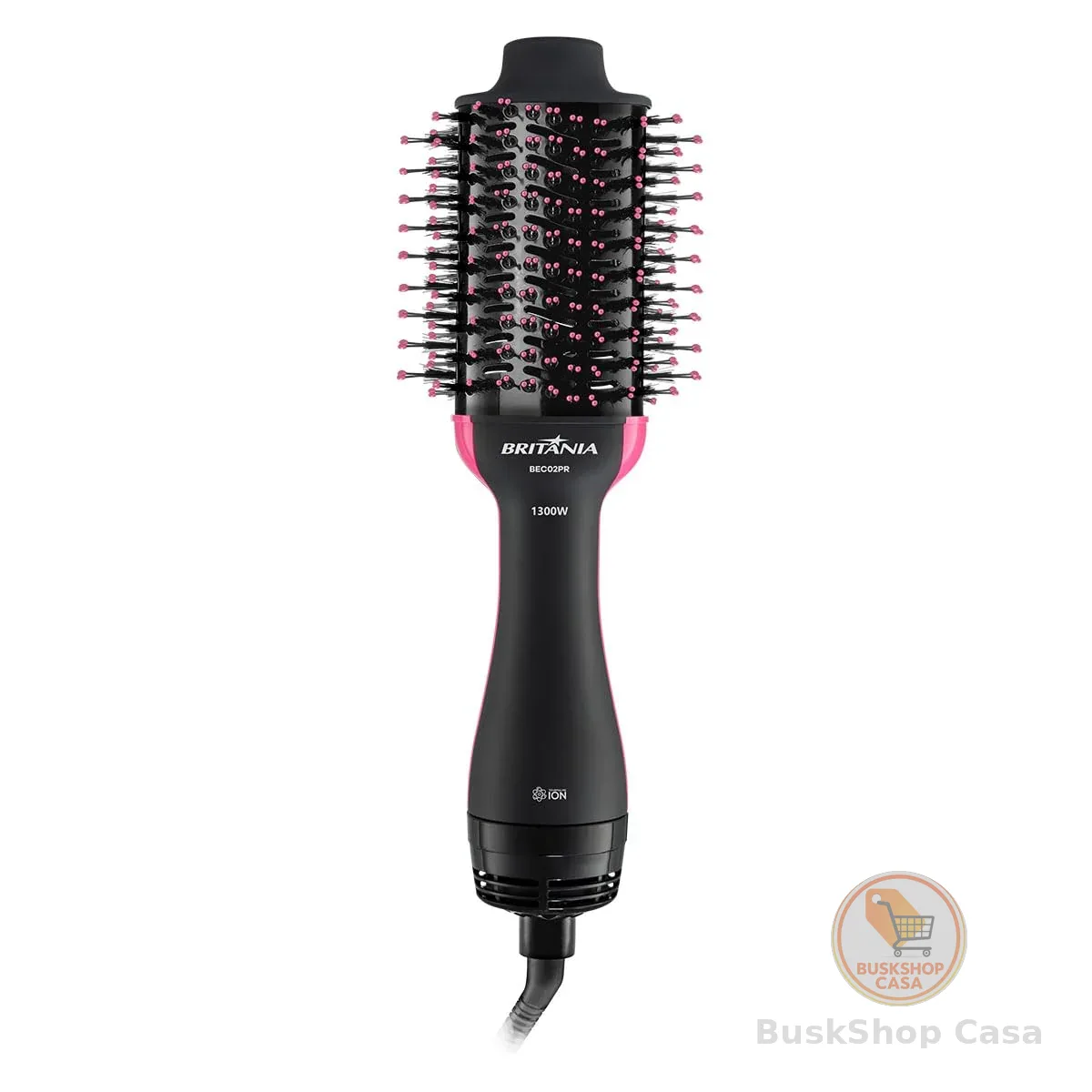 Escova Secadora Britânia BEC02PR Bivolt 4 em 1 1300W