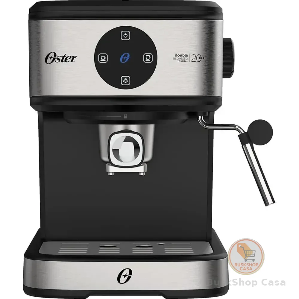 Cafeteira Espresso Double Digital Oster Cor Prateado/preto 220v