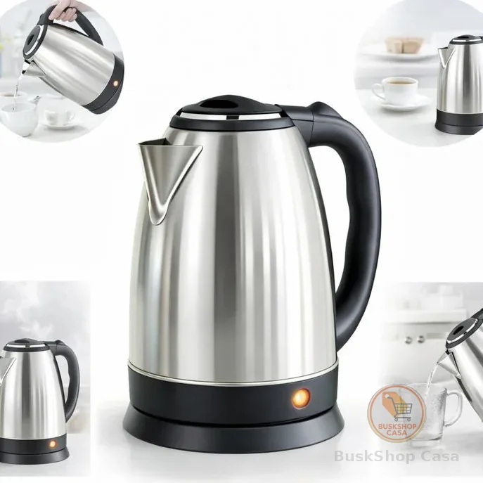 🧡 Chaleira Elétrica Jarra Café Chá Inox 110v