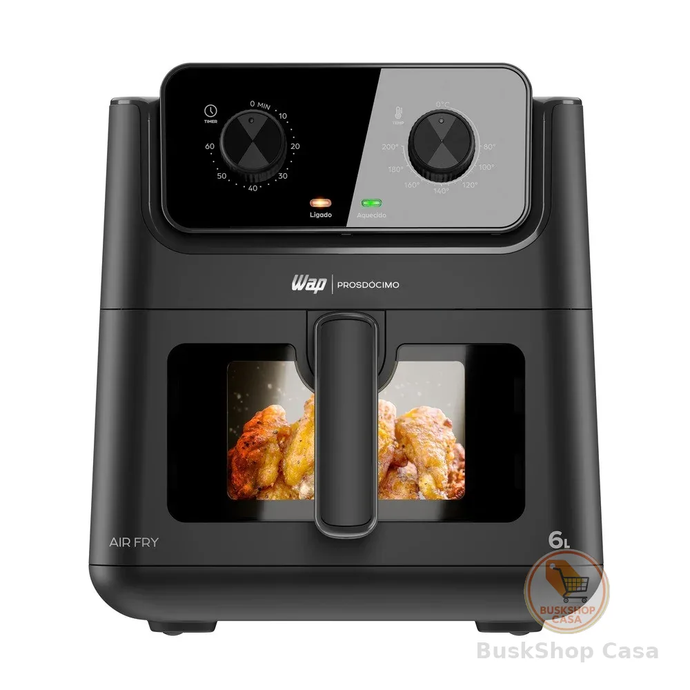 🧡 Fritadeira elétrica sem óleo  air fryer 6L Prosdócimo - AF02 - Wap