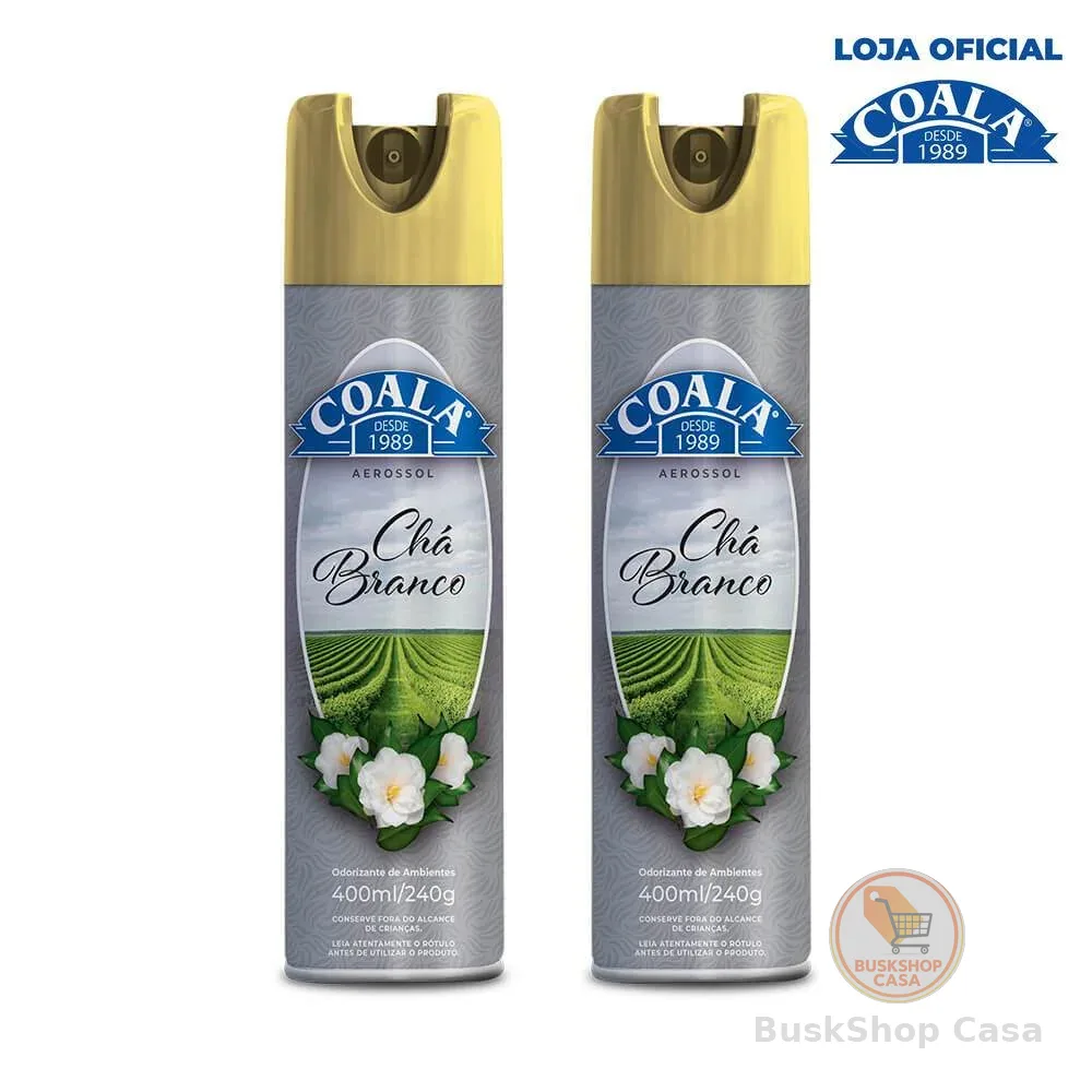 Kit Coala 2 Aerossol - Chá Branco