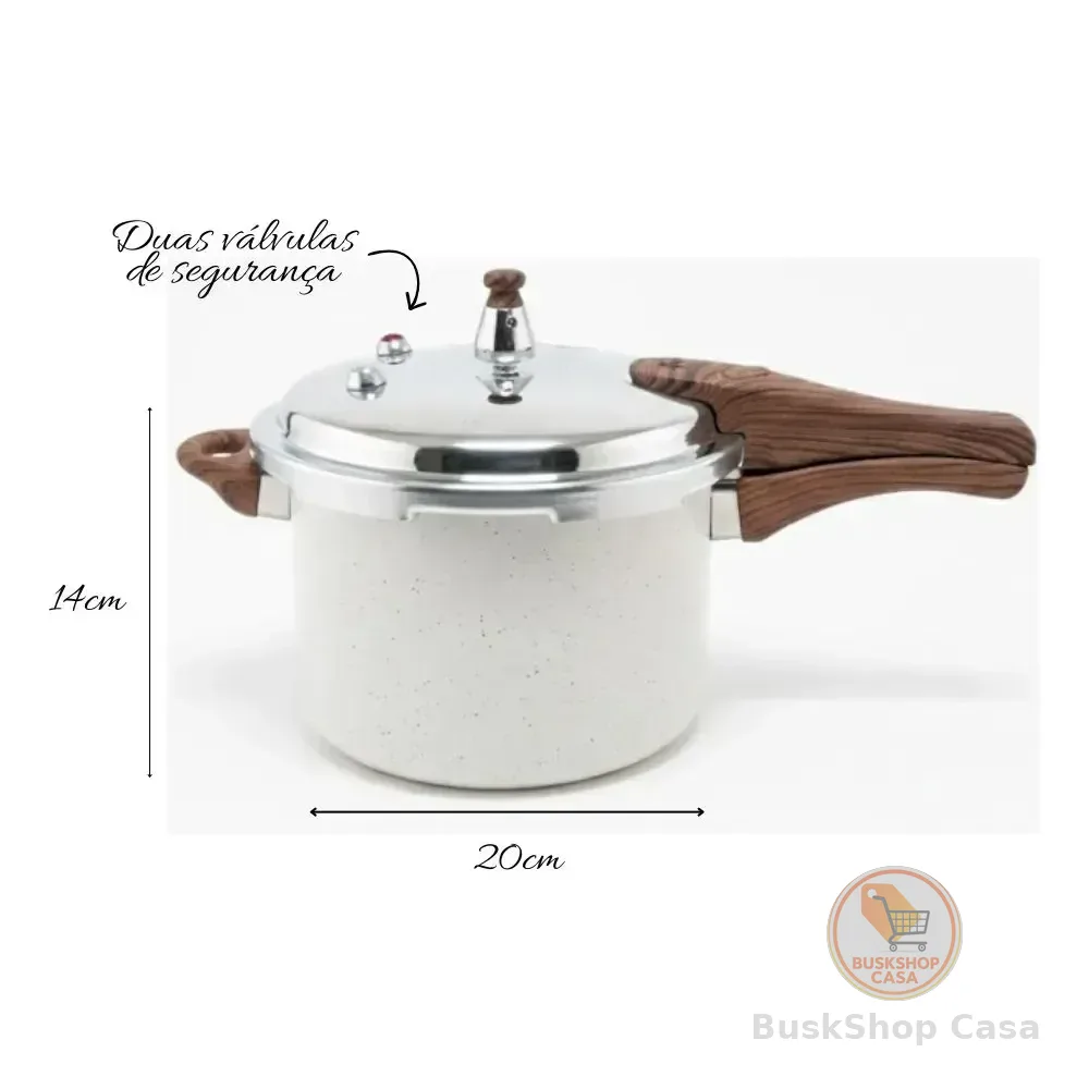 🧡 Panela De Pressão Indução Ecoglide 4,2l Cream Tuut Cream