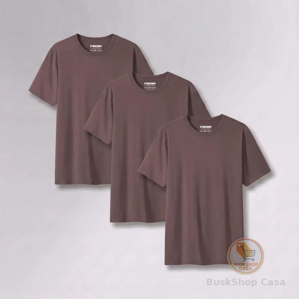 Kit 3 Camisetas  Light T-shirt Insider Preta M