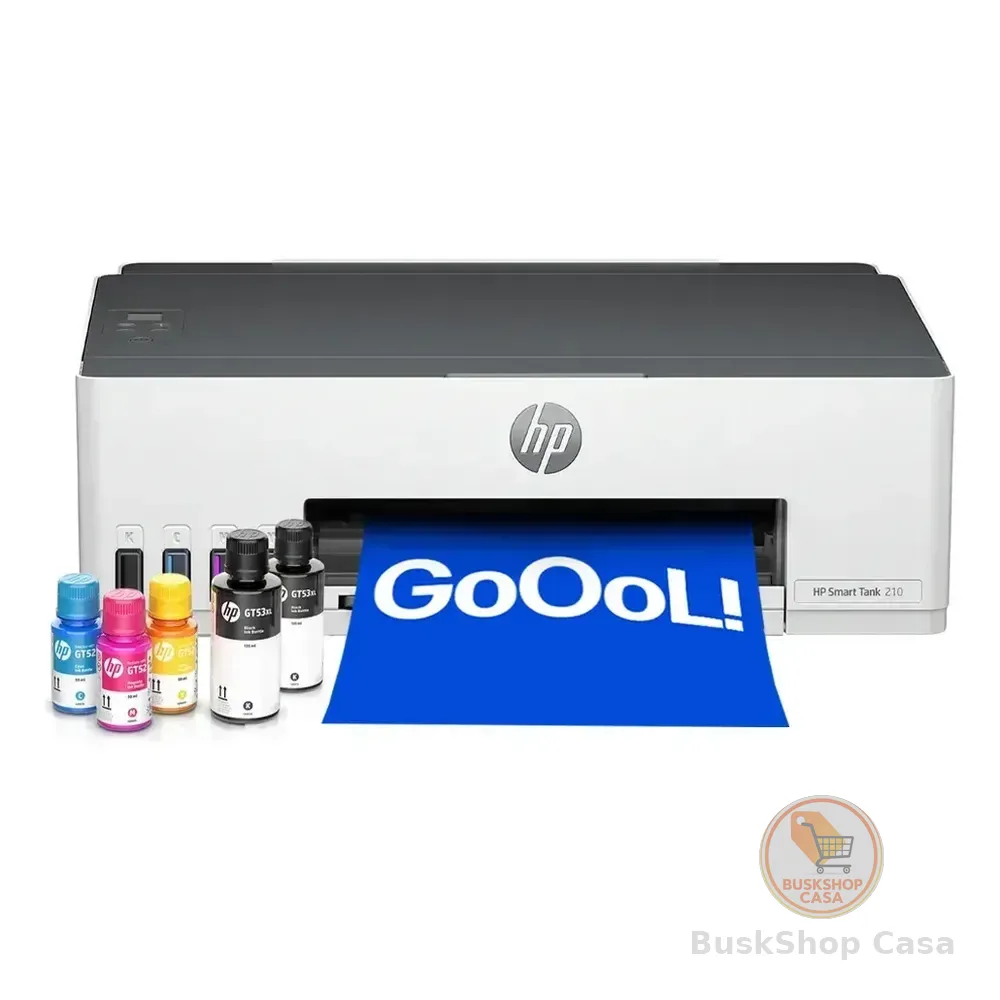 Impressora Hp Smart Tank 210 Colorida 1 Usb 2.0 De Alta Velocidade (dispositivo); 1 Porta Wi-fi 802.11b/g/n; 1 Wi-fi Direct - 100 A 240 Vca Branco 127/220v