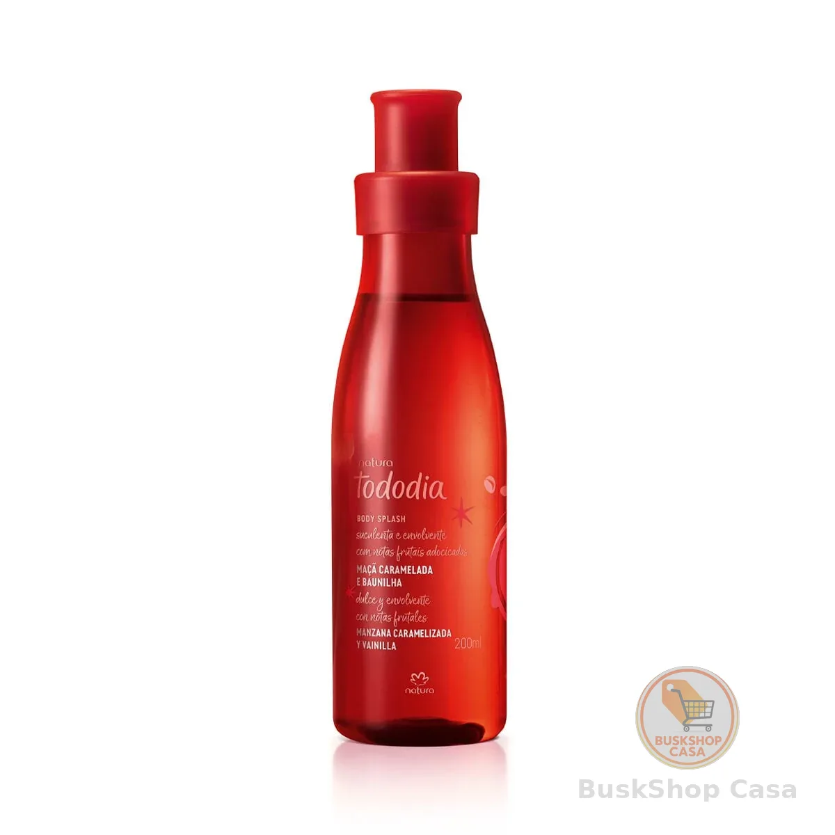Body Splash Maçã Caramelada e Baunilha Tododia 200 ml