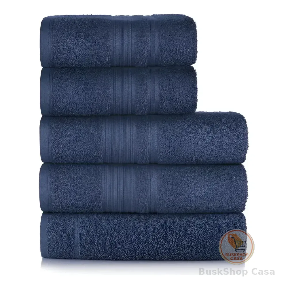 Jogo De Toalhas Tóquio G3 5 Peças Azul Deep Altenburg