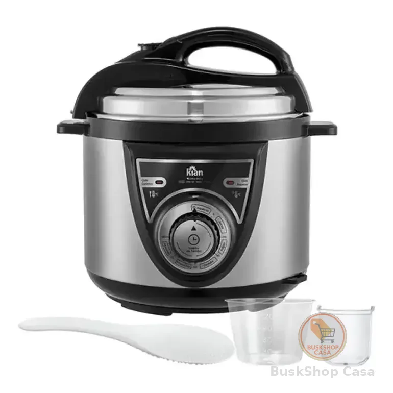 🧡 Panela  De Pressão Elétrica Kian 4l Inox Acessórios Cor Prateado Frequência 50 Hz X 60 Hz 127v