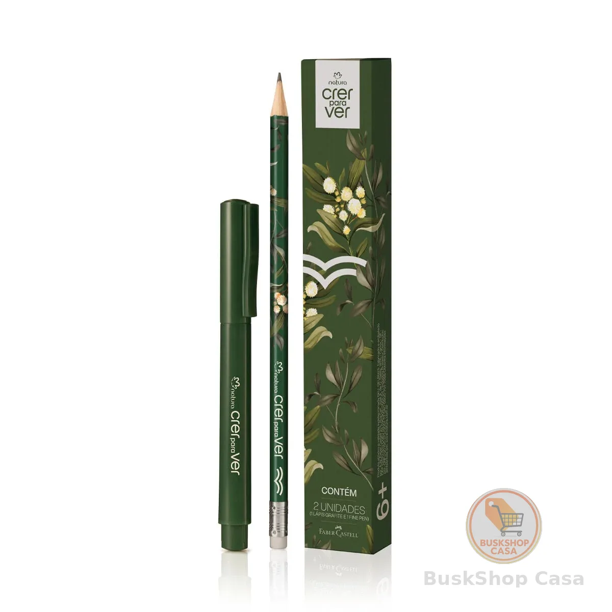 Kit Lápis e Caneta Crer Para Ver
