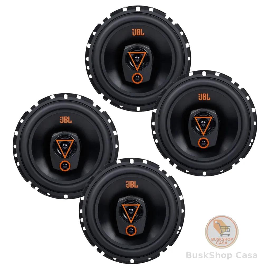 Kit 4 Alto Auto Falantes JBL 6TRMS80 6 Polegadas Boca 6x6 320W RMS VÁRIOS CARROS