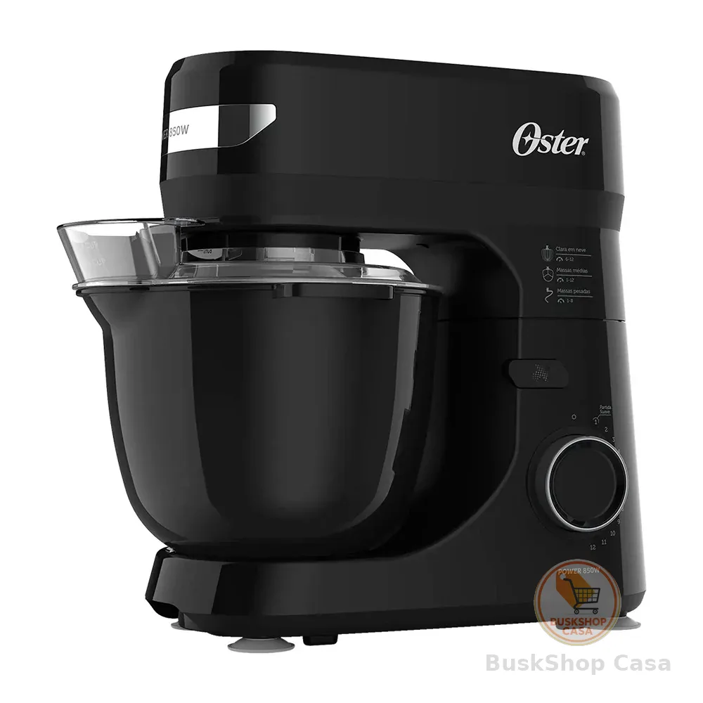 Batedeira Planetária Oster Black lll Power 850w 4 Litros Preta - 220v