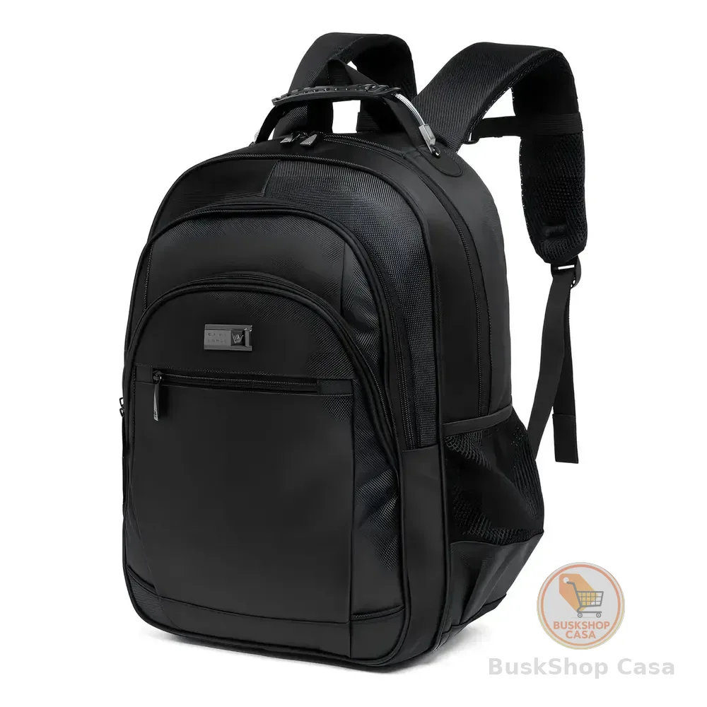 Mochila Masculina Preta Hang Loose Notebook Executiva Cor Preto