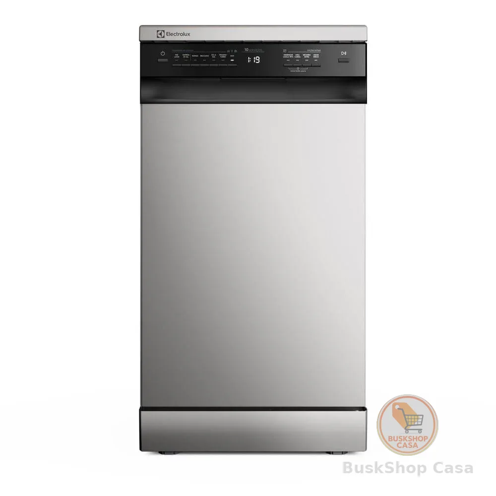 Lava-Louça Electrolux 10 Serviços Inox com Programa Lava & Seca 50 min (LS10E)