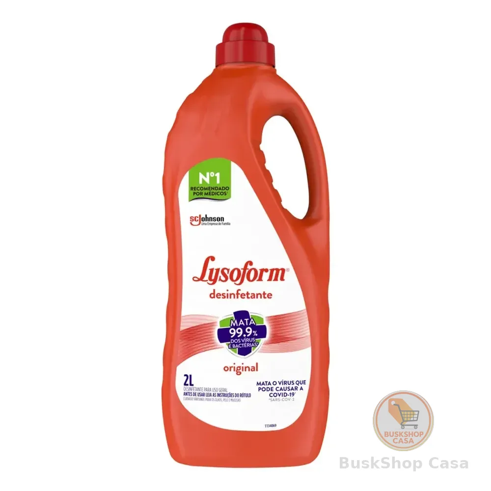 🛍️Desinfetante Lysoform Líquido Original Limpeza Pesada e Eficiente 2L